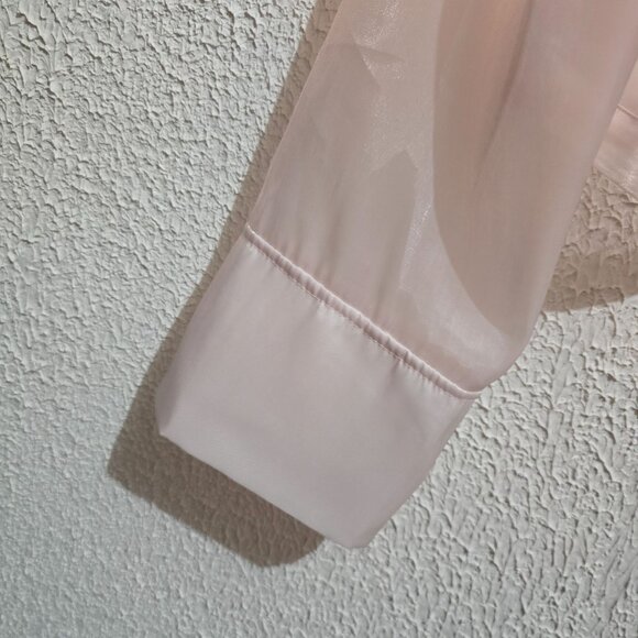 18 Centimeter fairycore Sheer Knot Front Blouse Size XL Balletcore - Picture 7 of 7